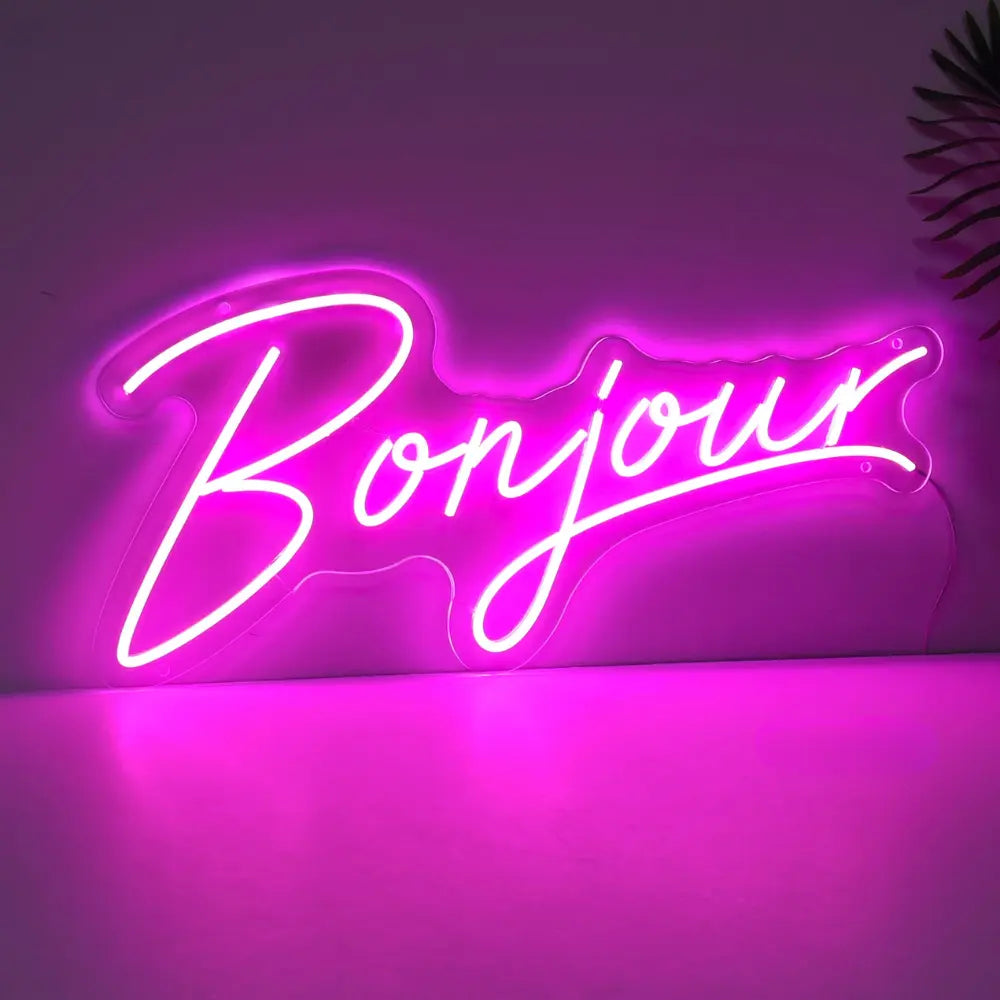 Bonjour Neon Glow