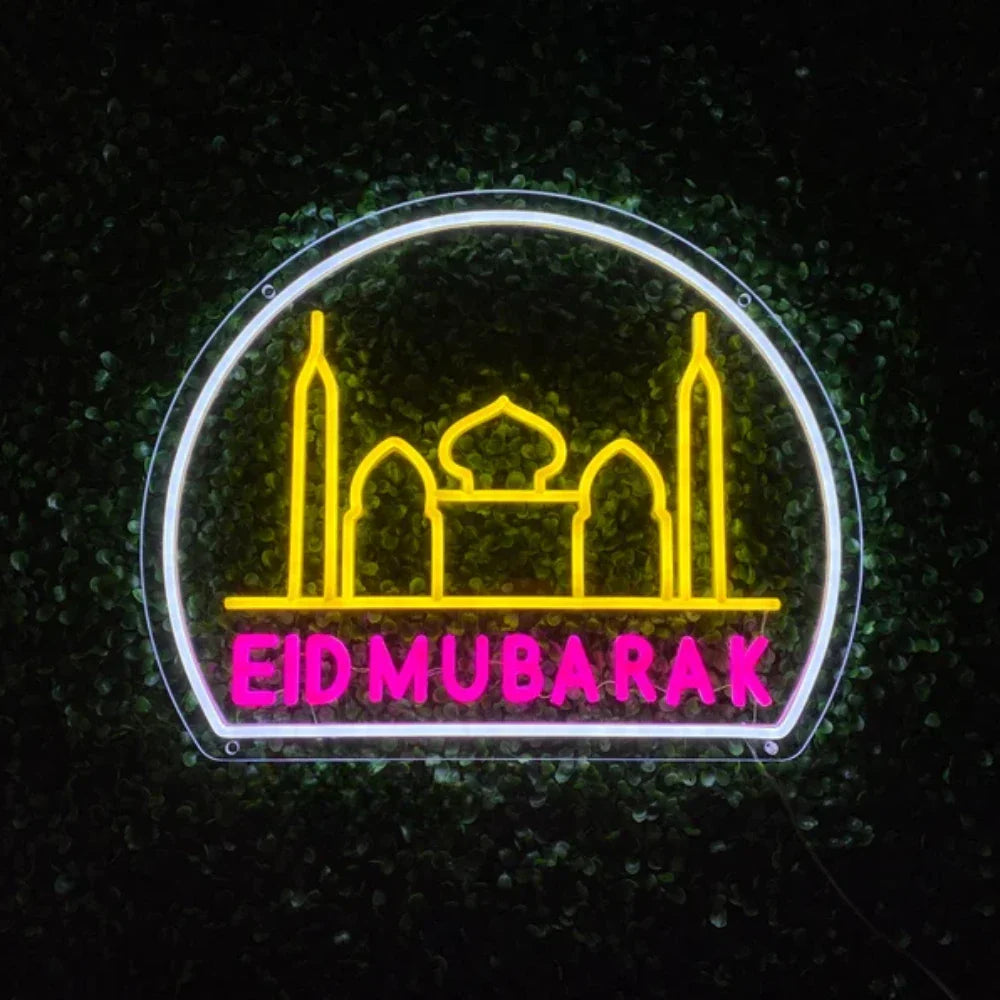 Néon Festif Eid Mubarak