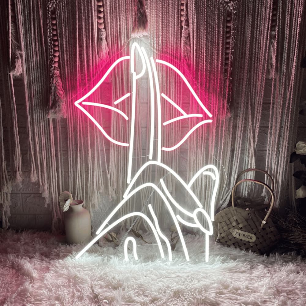 Néon LED GlowBouche