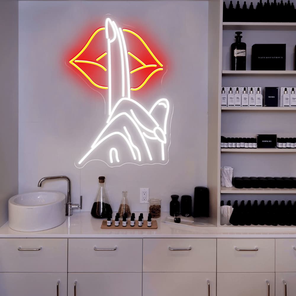 Néon LED GlowBouche