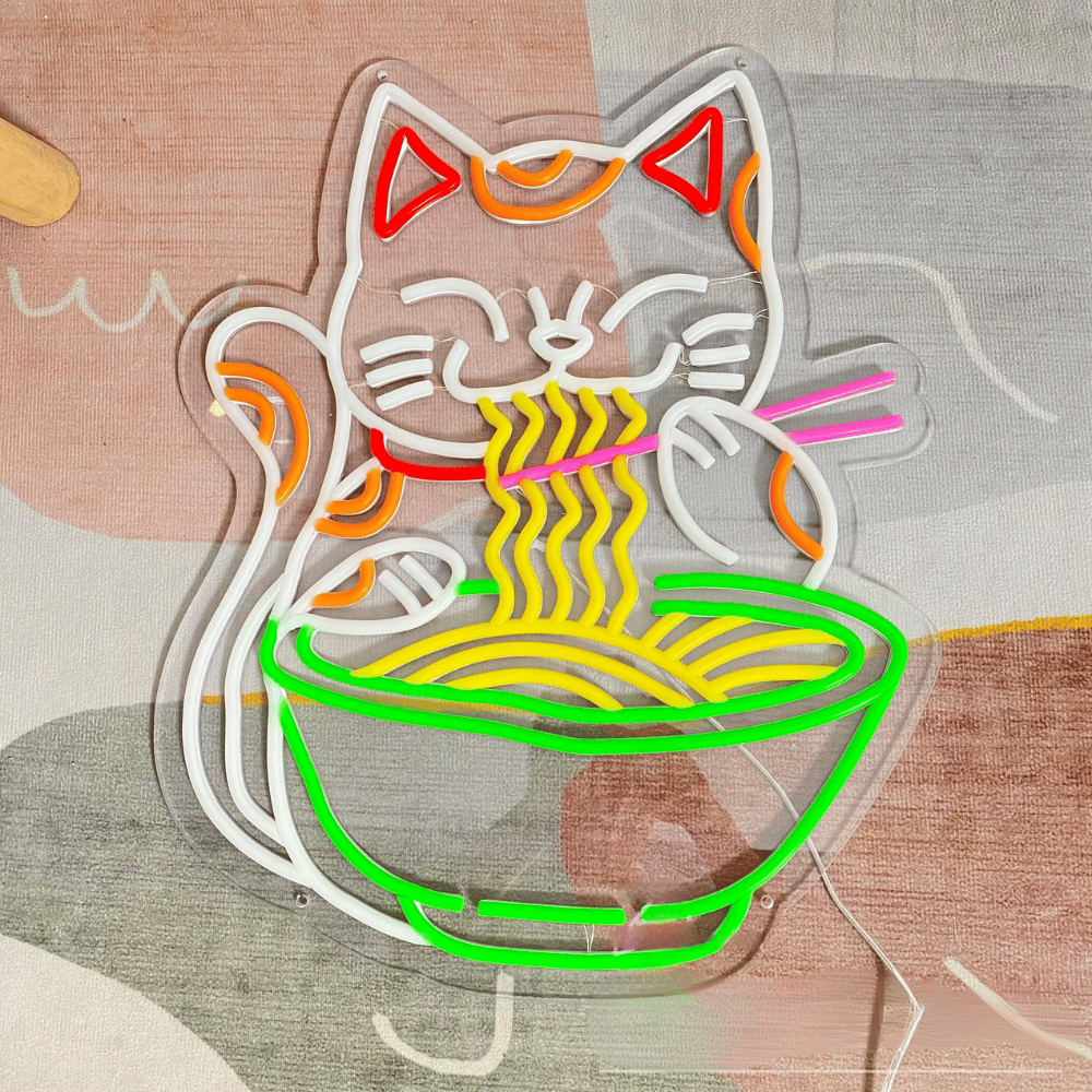 Néon Lucky Cat Ramen