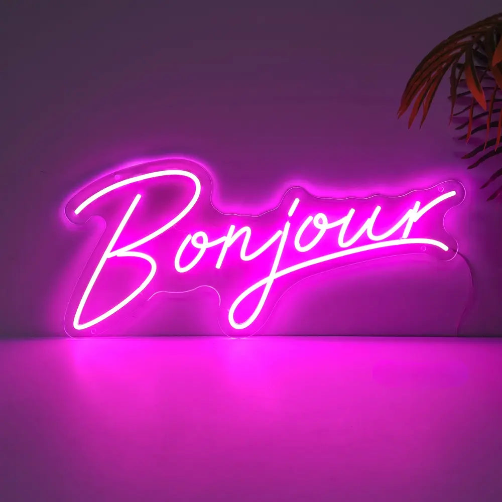 Bonjour Neon Glow