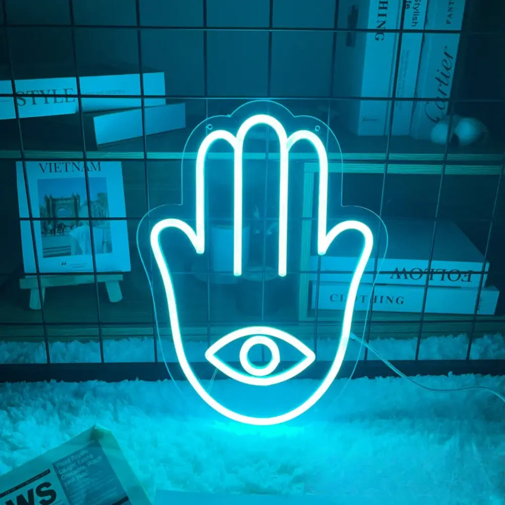 Néon Main de Hamsa