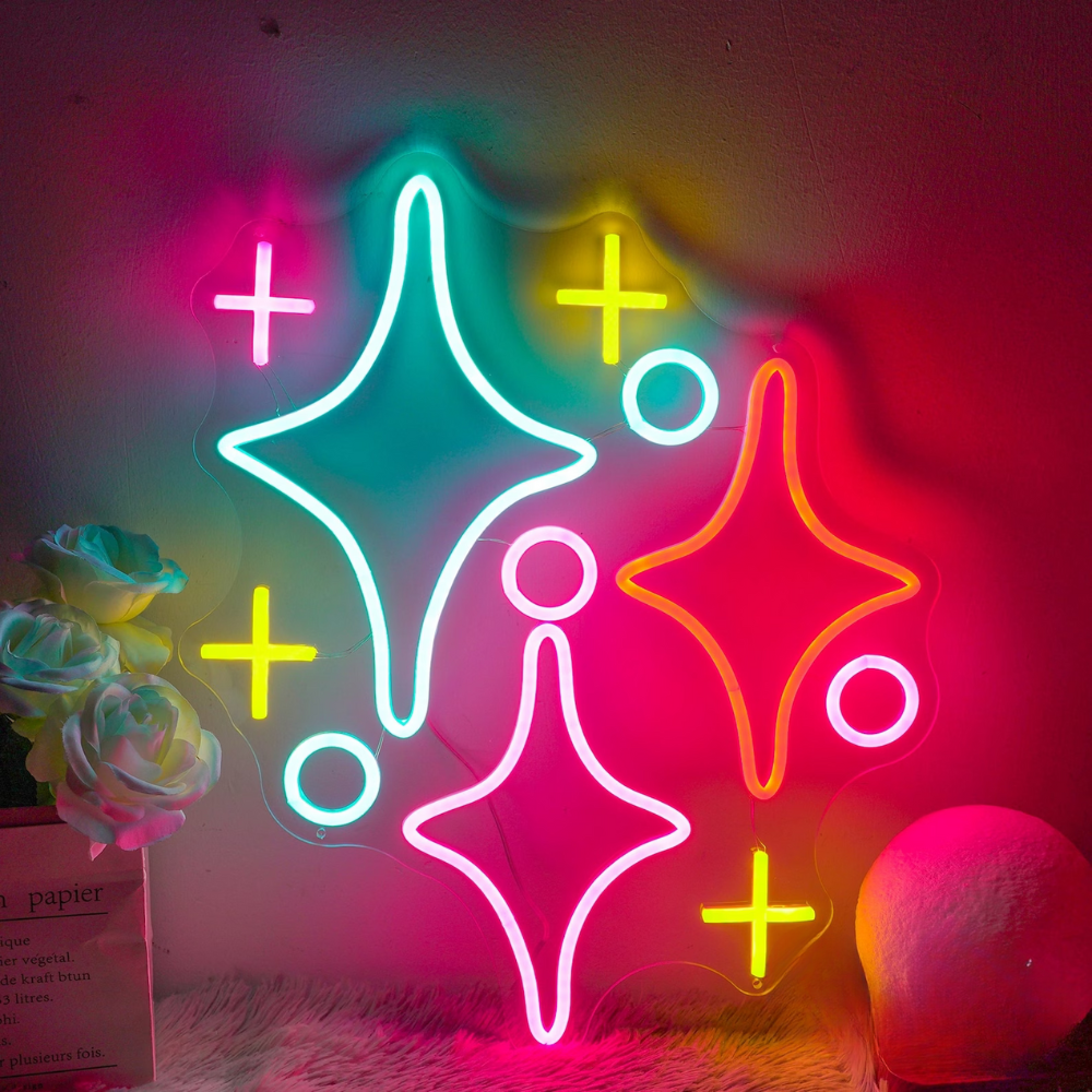 Éclat d'étoiles Néon LED