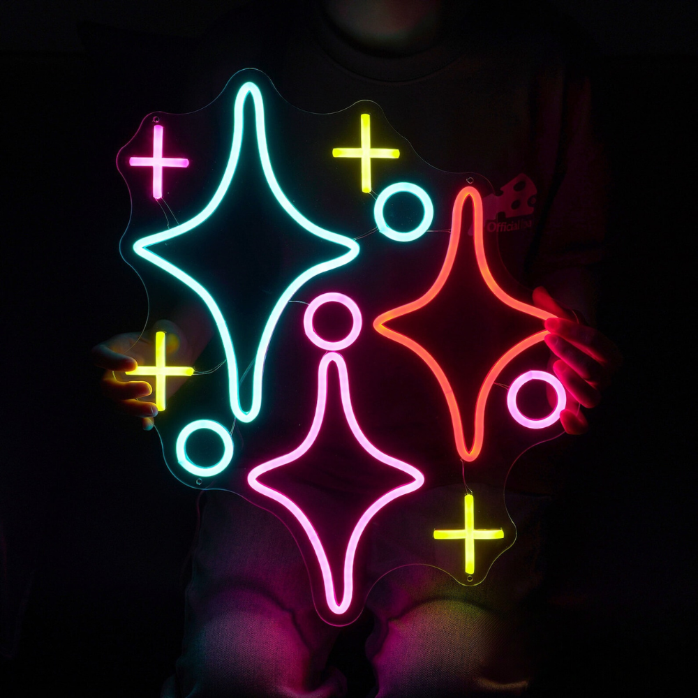 Éclat d'étoiles Néon LED