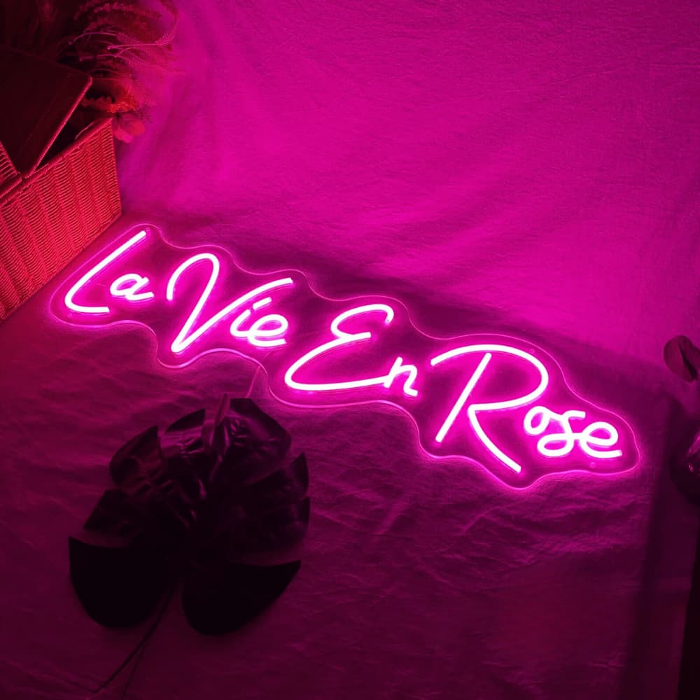 Néon LED "Rose Éclatant"