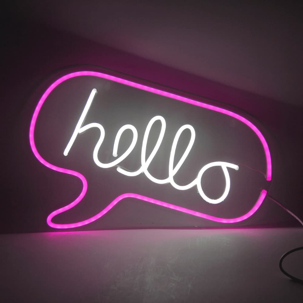 Néon LED Bonjour