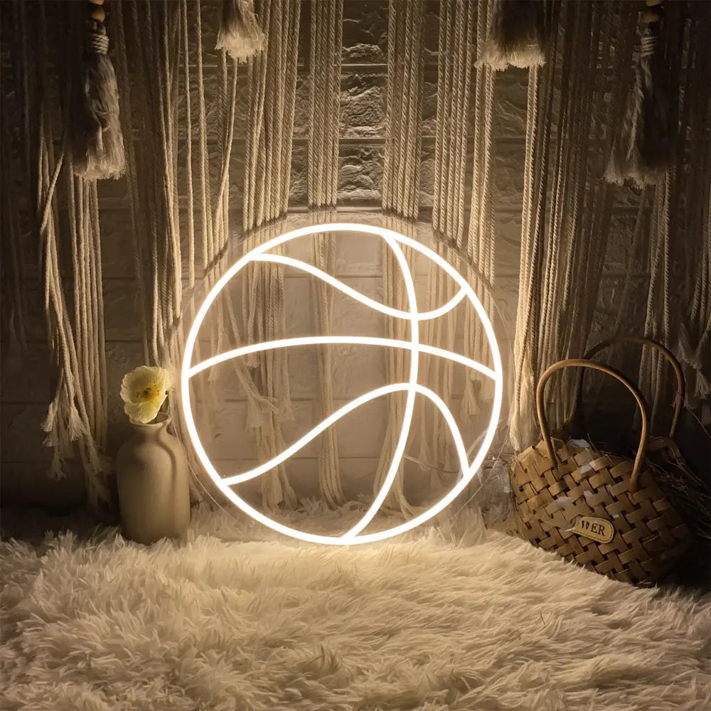 Néon LED Lumière de Basket-ball