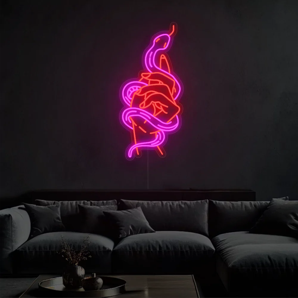 Néon LED Python envoûtant