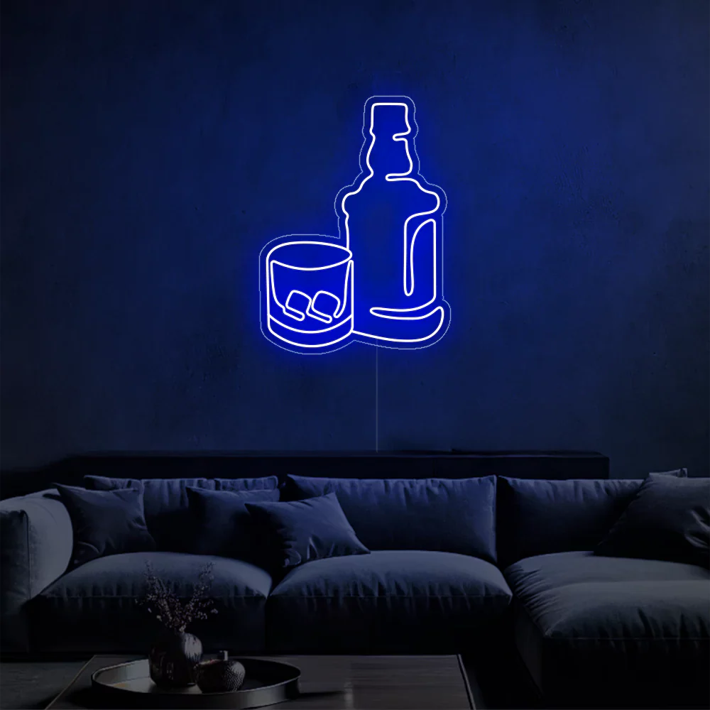 Whiskey Glow Néon LED