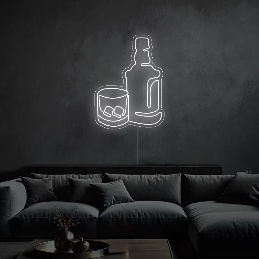 Whiskey Glow Néon LED