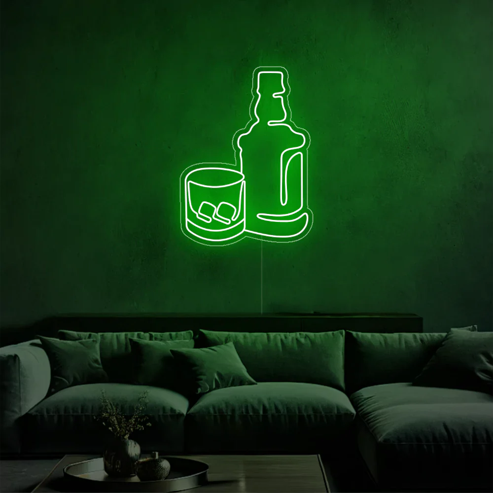 Whiskey Glow Néon LED