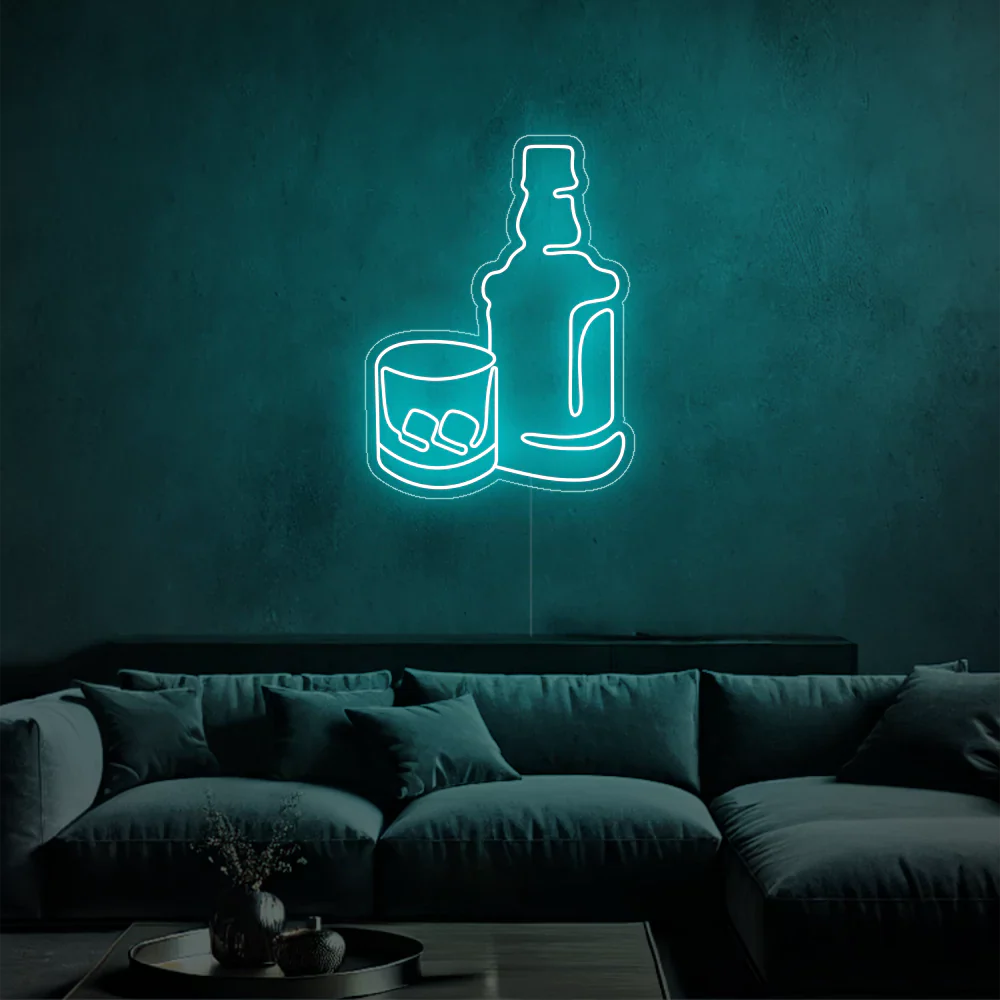 Whiskey Glow Néon LED