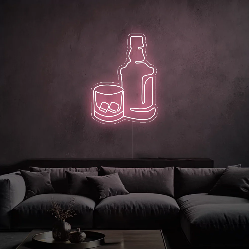 Whiskey Glow Néon LED