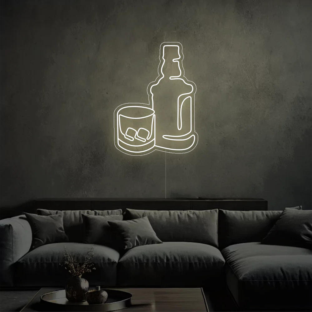 Whiskey Glow Néon LED
