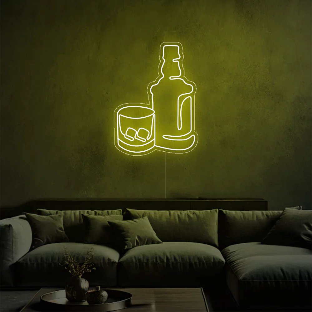 Whiskey Glow Néon LED