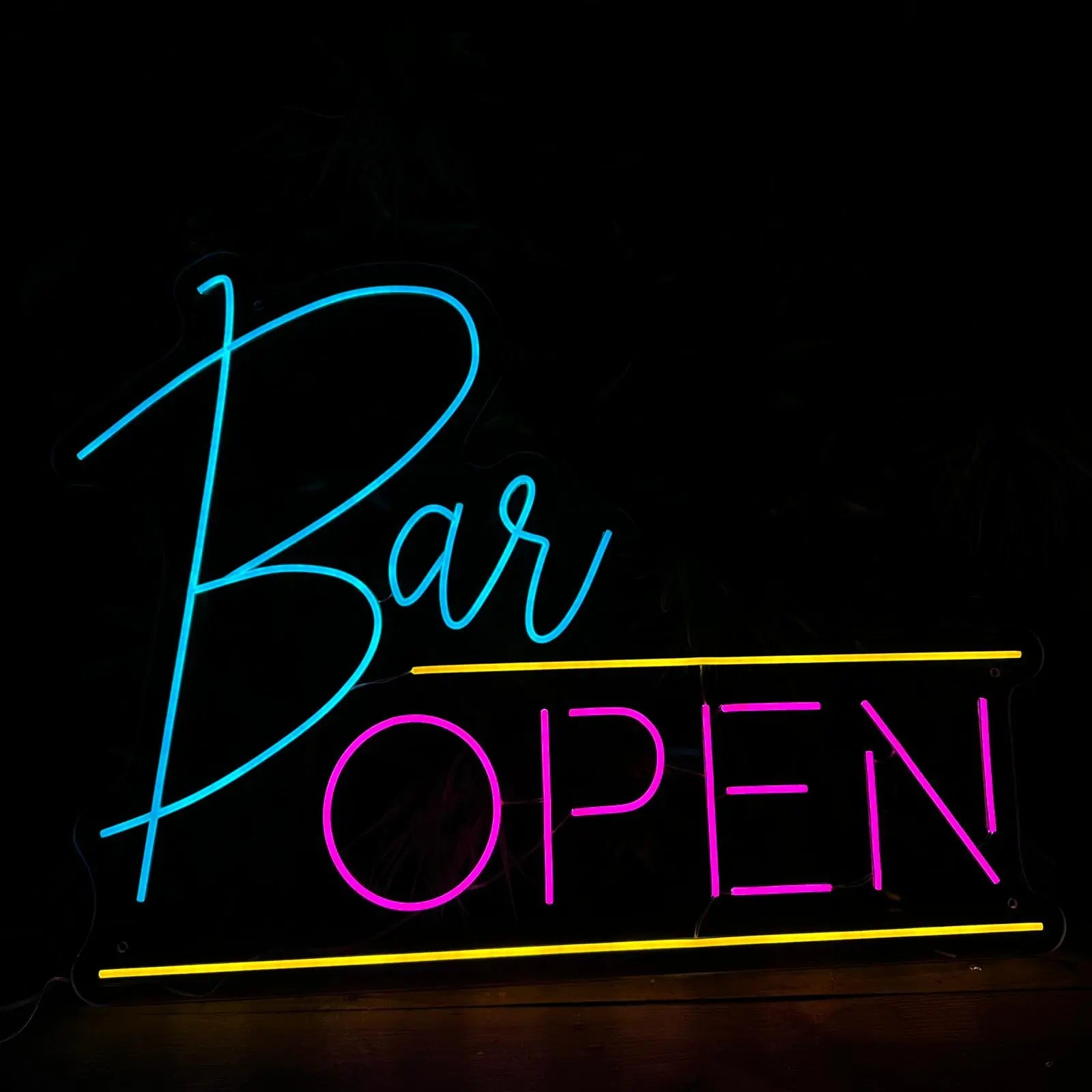 Néon LED Bar Lounge Ouvert