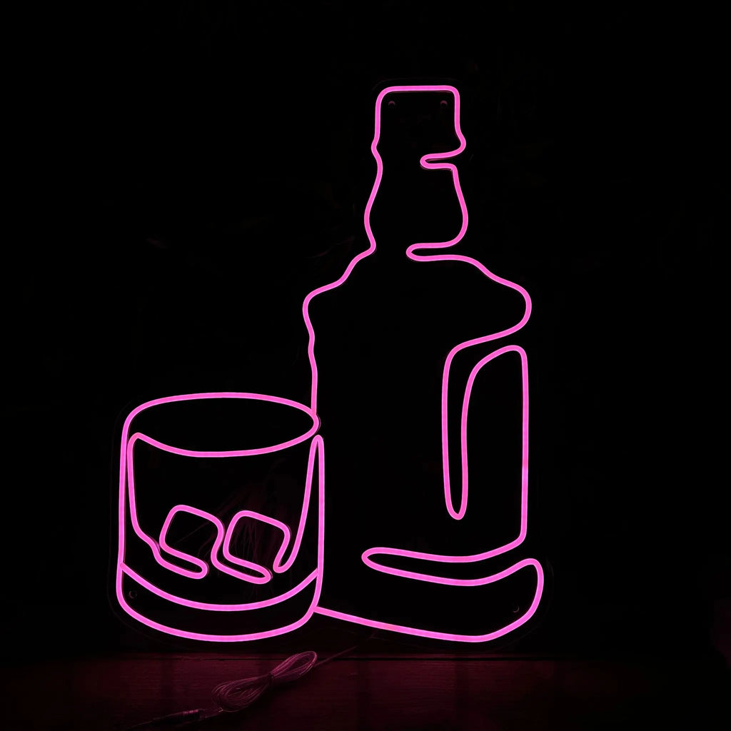 Whiskey Glow Néon LED