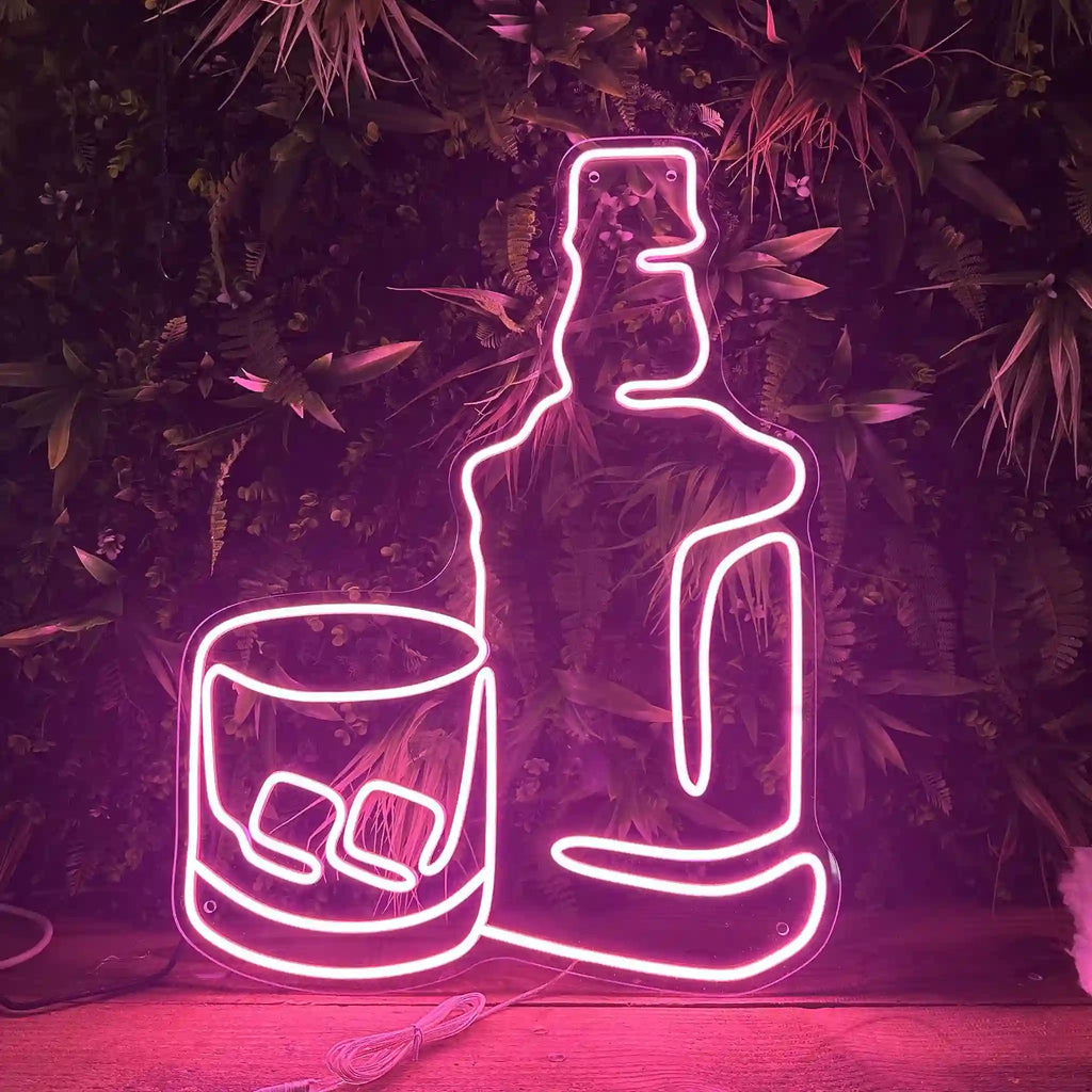 Whiskey Glow Néon LED