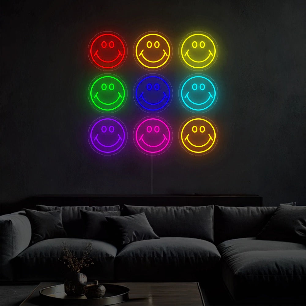 Néon + Frimousse LED multicolore