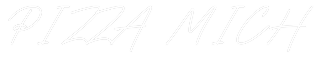 Néon personnalisé: PIZZA GLOW