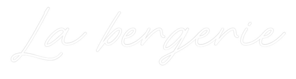 Néon personnalisé: Lumières Bergerie