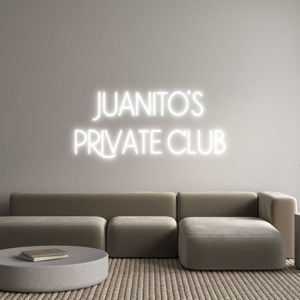 Néon personnalisé: GlowUp's Juanito's Edition