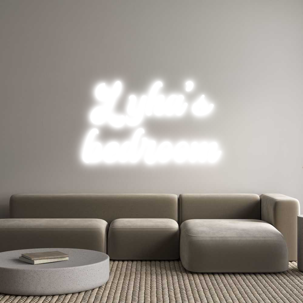 Néon personnalisé: Lumina's Glowing...