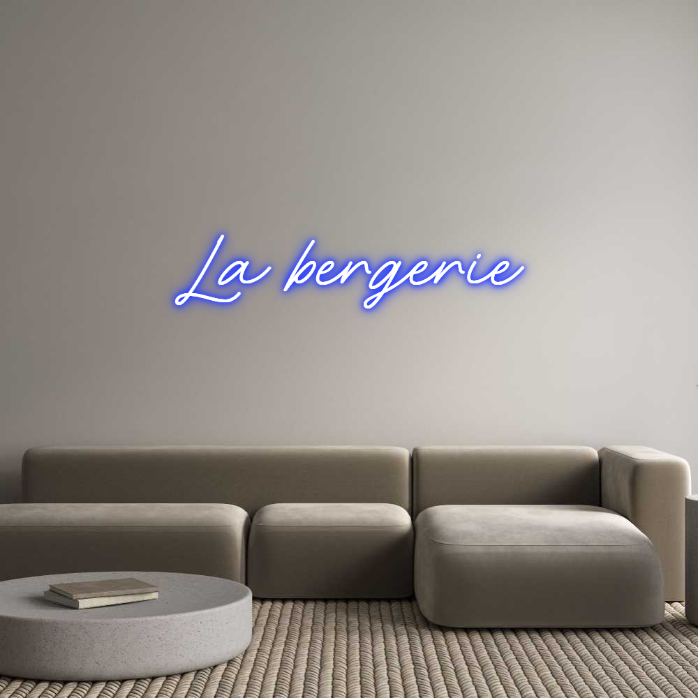 Néon personnalisé: Lumières Bergerie