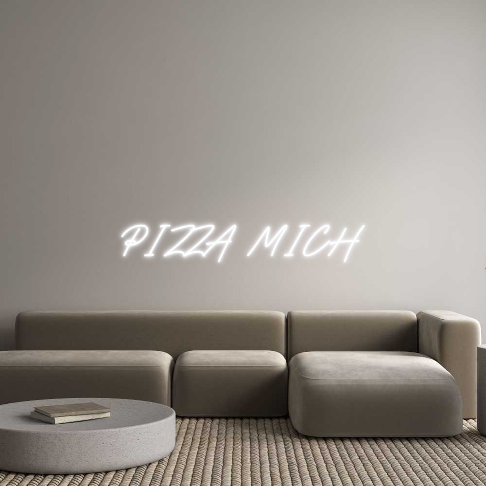 Néon personnalisé: PIZZA GLOW