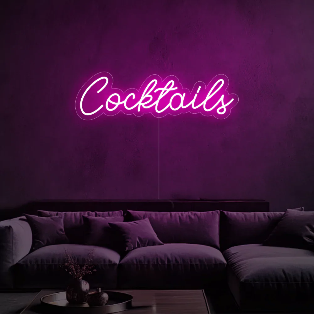 Néon LED Cocktails Festifs