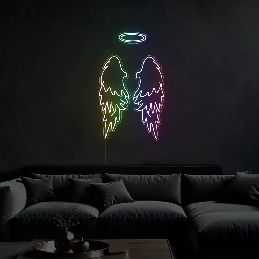 Néon LED Ailes Célestes