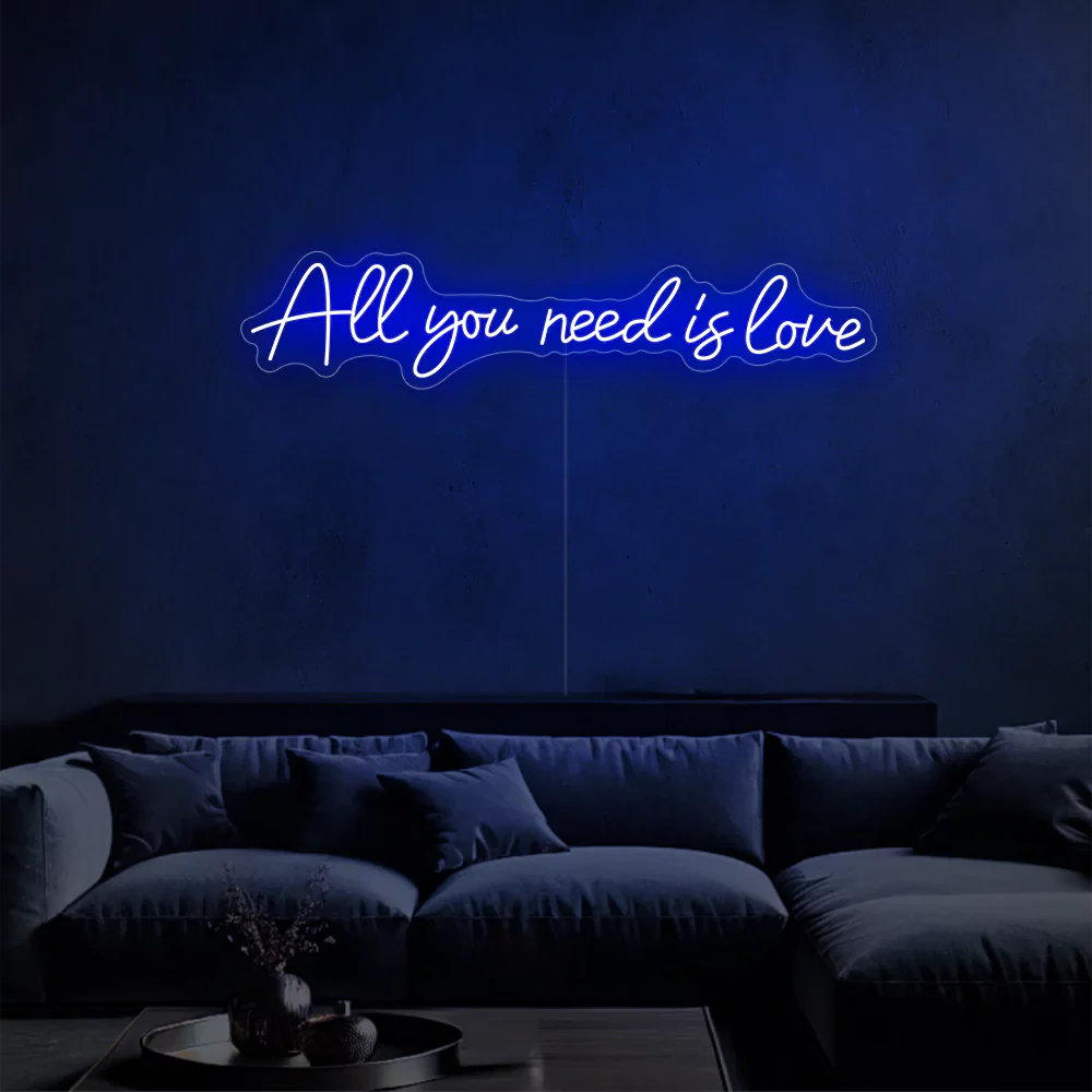Néon LED "All you need is happiness"