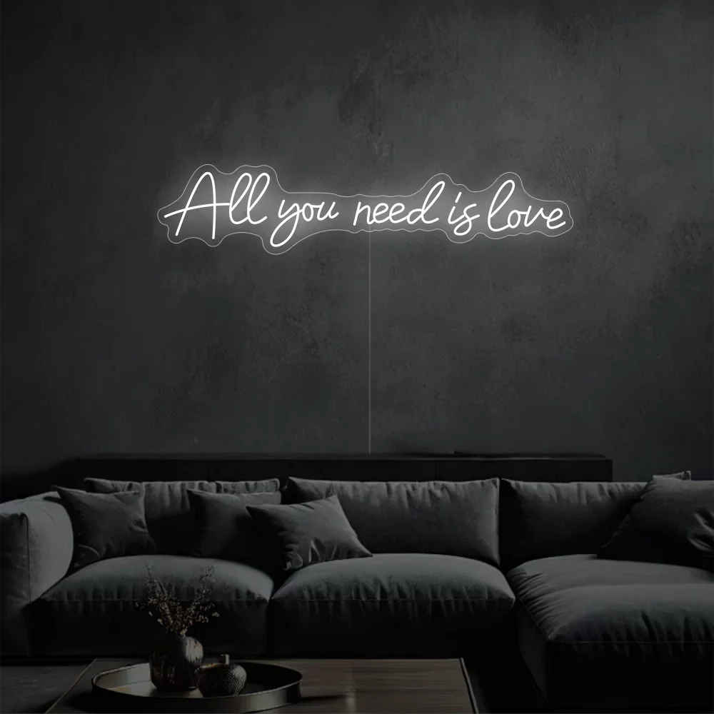 Néon LED "All you need is happiness"