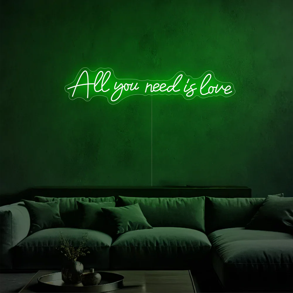 Néon LED "All you need is happiness"