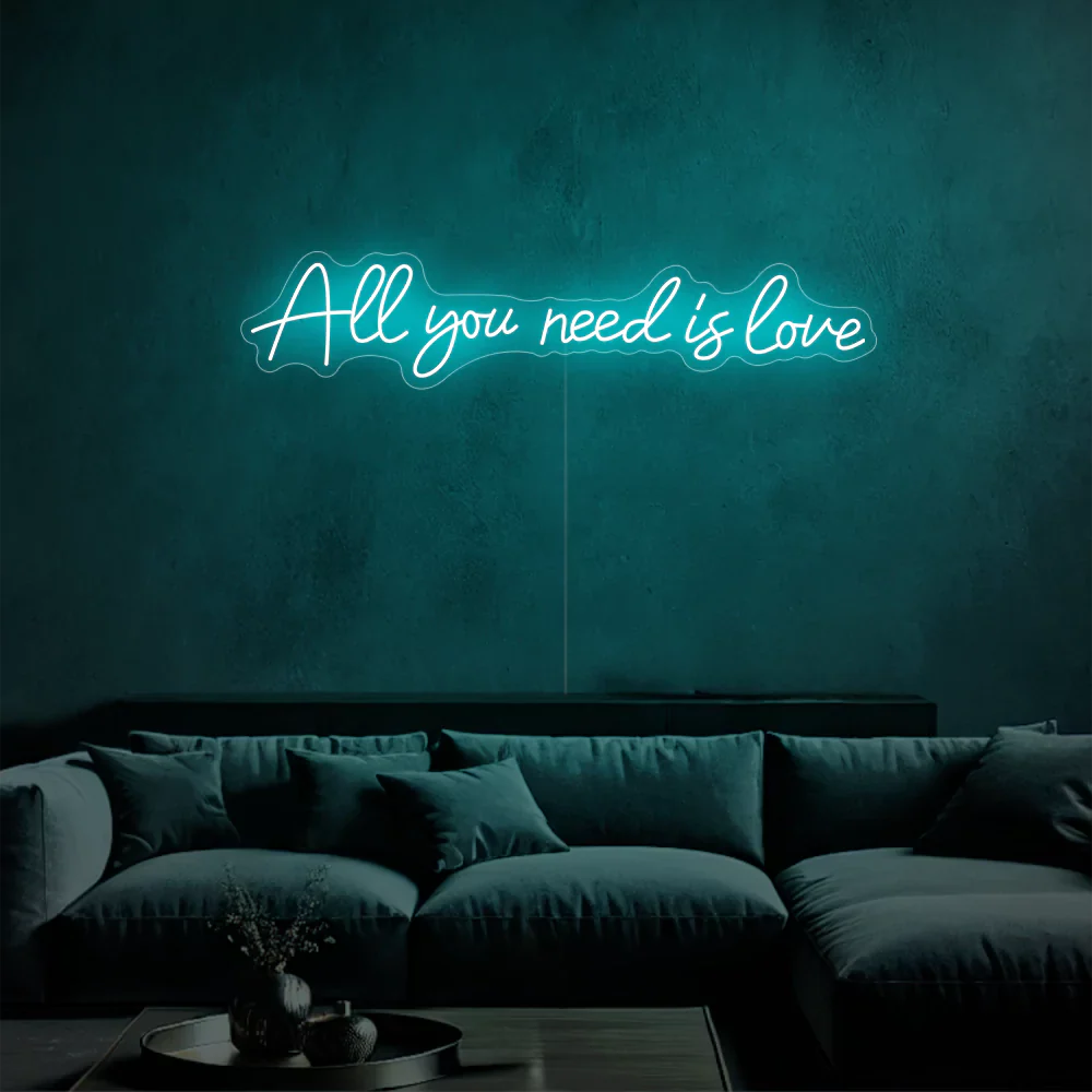 Néon LED "All you need is happiness"