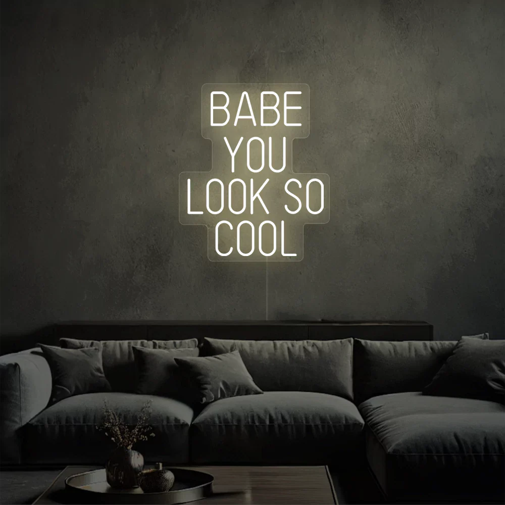 Néon LED Glow Up Babe.