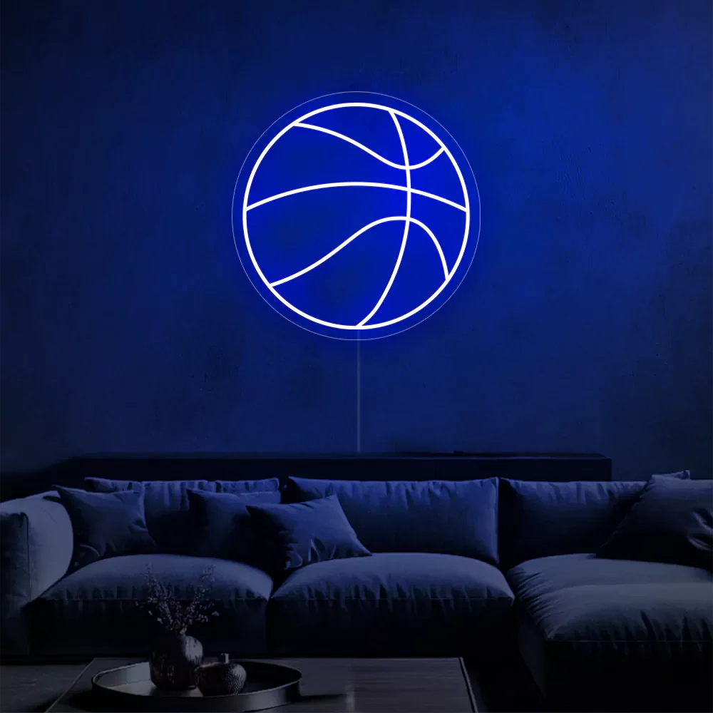 Néon LED Lumière de Basket-ball