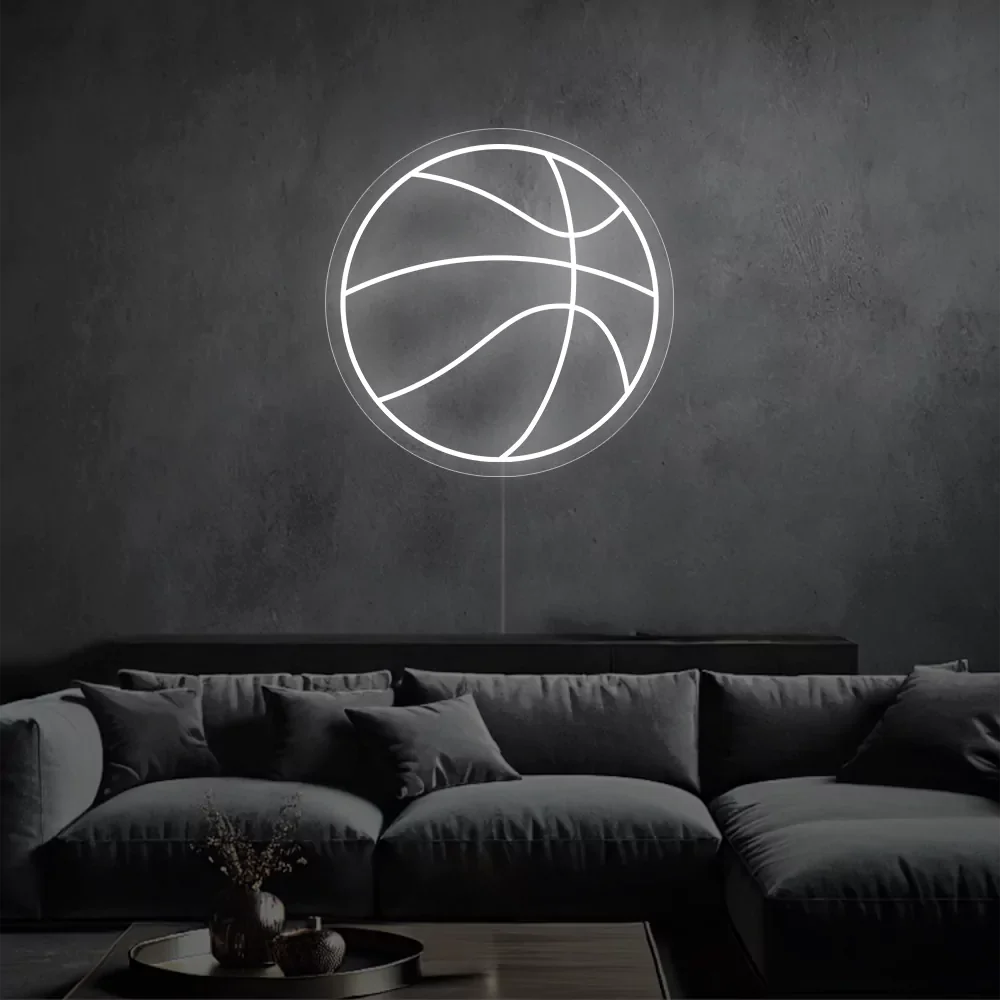 Néon LED Lumière de Basket-ball