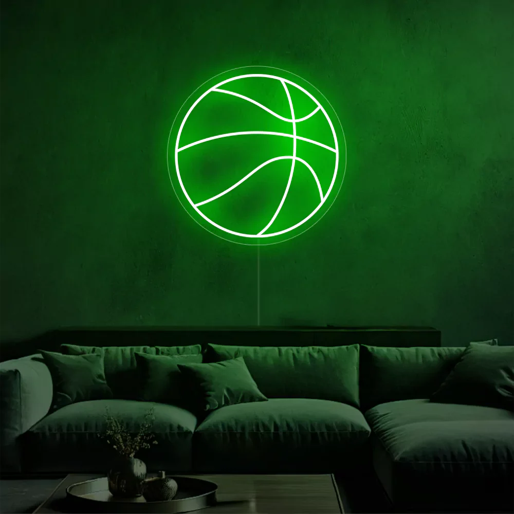 Néon LED Lumière de Basket-ball