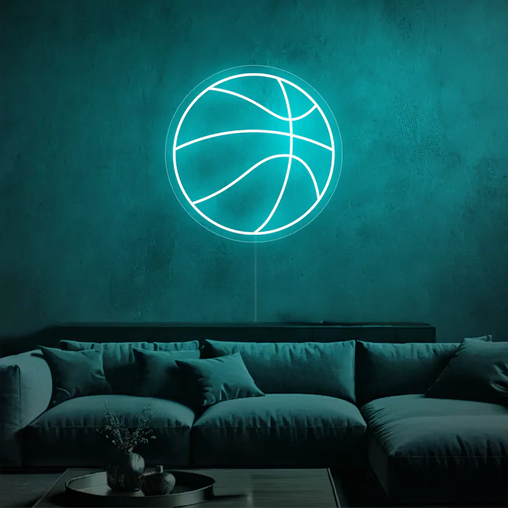 Néon LED Lumière de Basket-ball