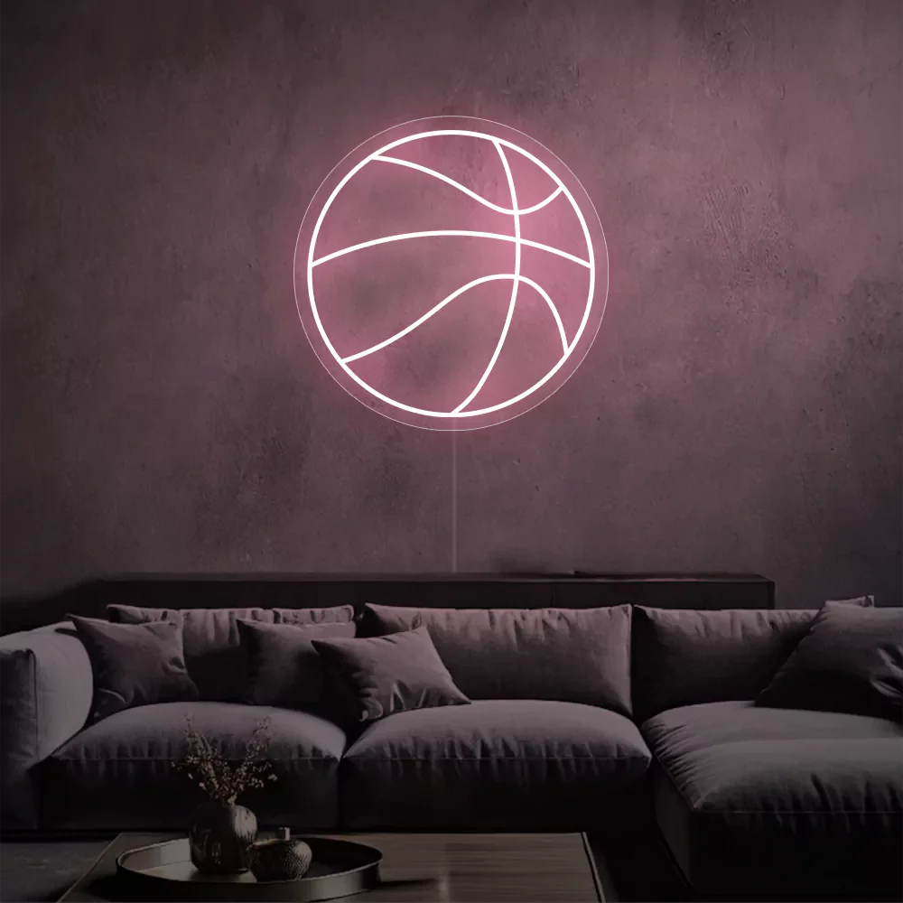 Néon LED Lumière de Basket-ball
