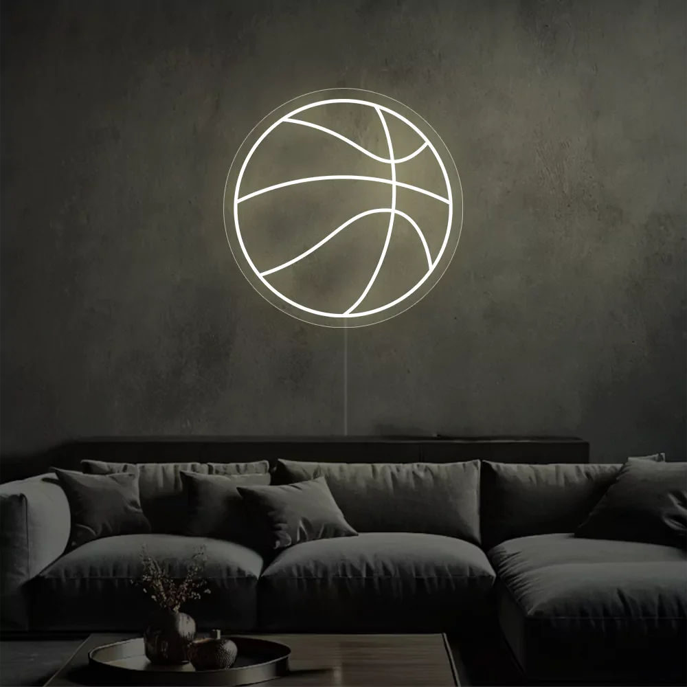 Néon LED Lumière de Basket-ball