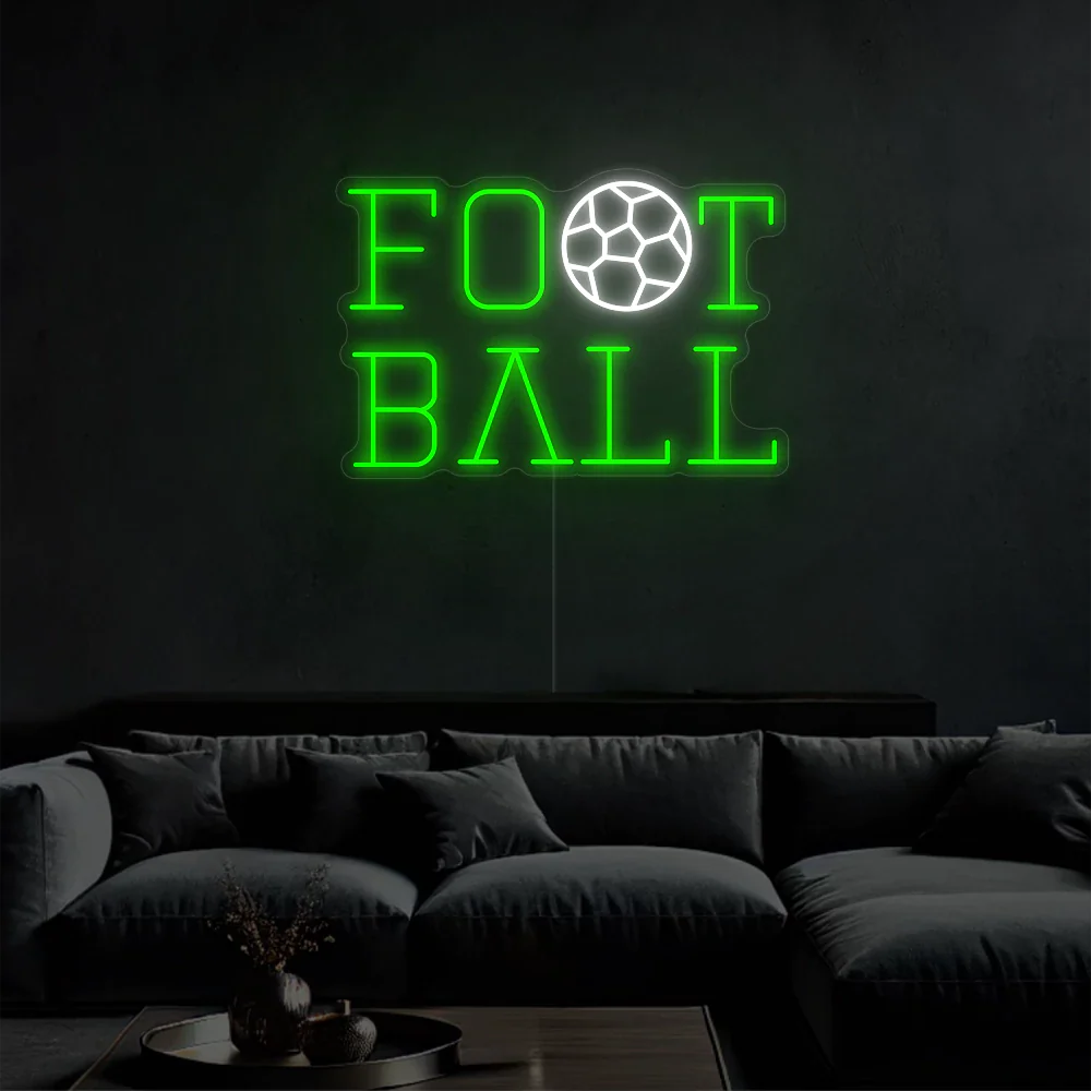 Néon Ballon de Soccer.