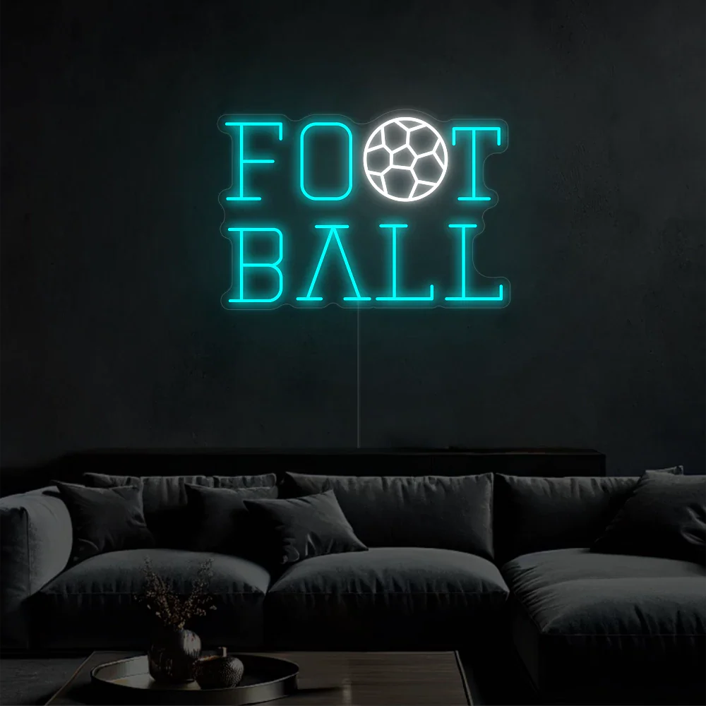 Néon Ballon de Soccer.
