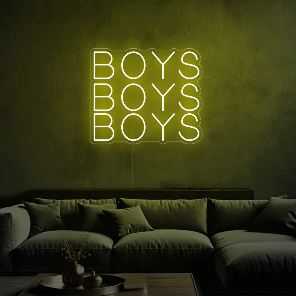Néon Glow Boys Boys Boys