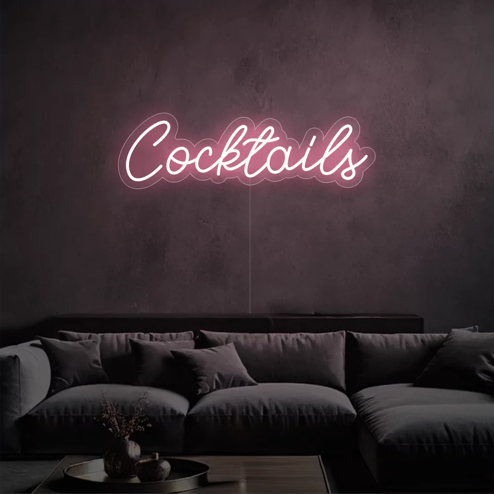 Néon LED Cocktails Festifs