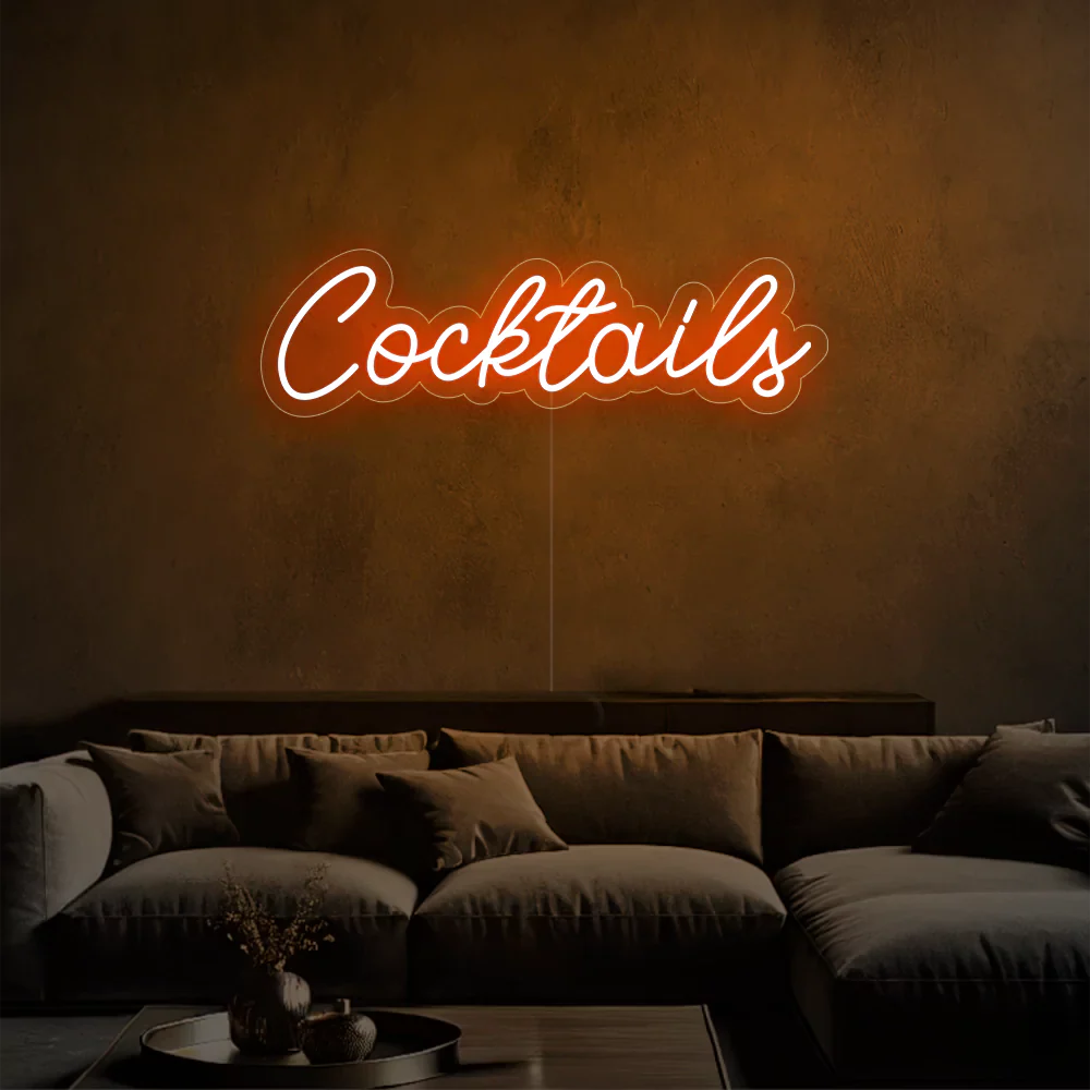 Néon LED Cocktails Festifs