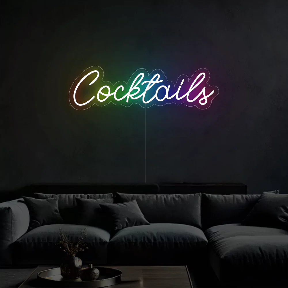 Néon LED Cocktails Festifs