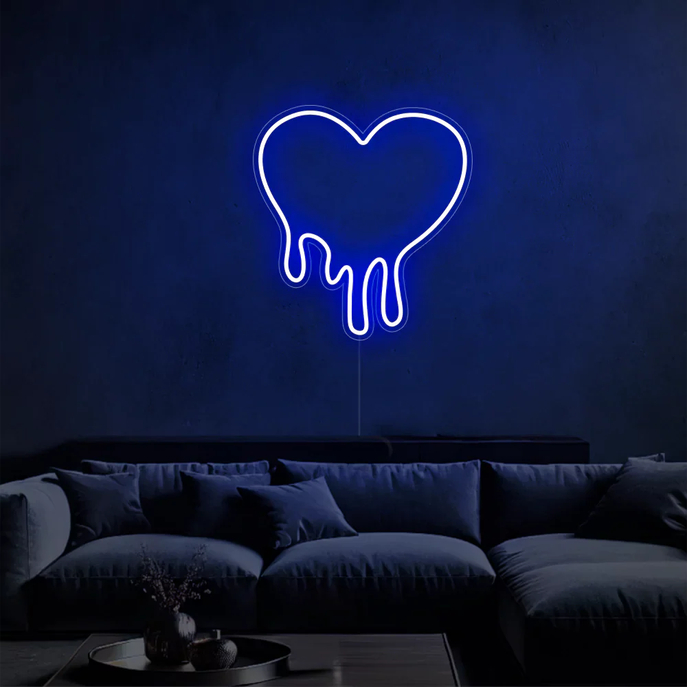Néon LED Amour Rose